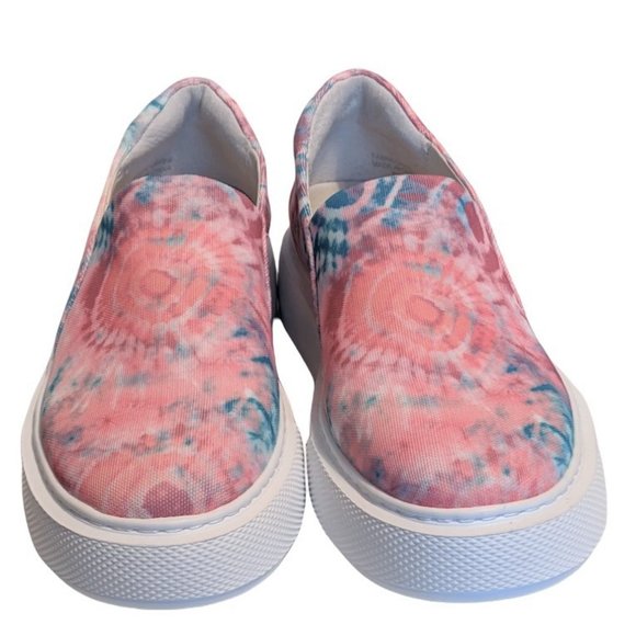 J-Slides Dusty Women's Pink & Blue Tie-Dye  Slip-on Sneaker Size 8.5 New w/o Box - Picture 5 of 14